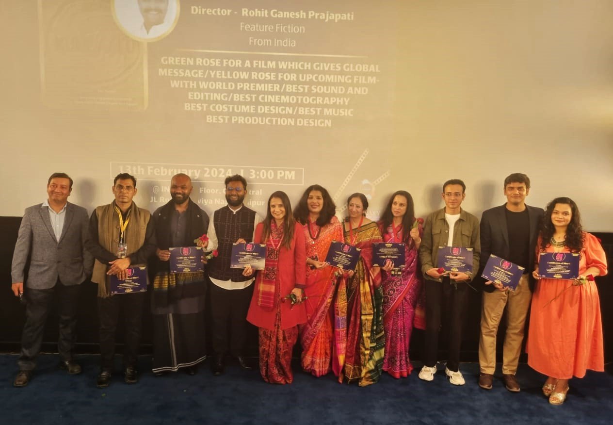 Mehsana Ascent Gujarati Film Kundalu bags Seven Awards at Jaipur Film Festival