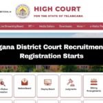 Telangana District Court Recruitment 2026: Application Process Starts At tshc.gov.in; Check Details Here